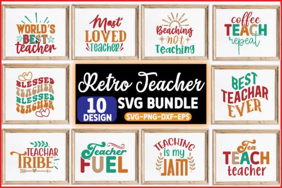 Download Retro Teacher Svg Bundle - Teacher Collection