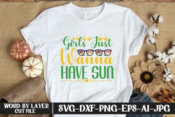 Download Girls Just Wanna Have Sun SVG CUT FILE - Girls just wanna have sun svg cut file Collection