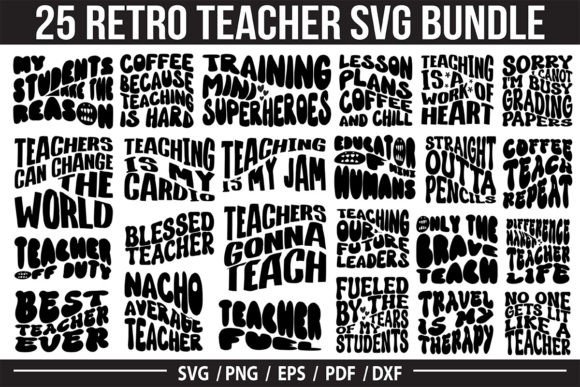 Download Retro Teacher SVG Bundle, Teacher SVG - Teacher Collection