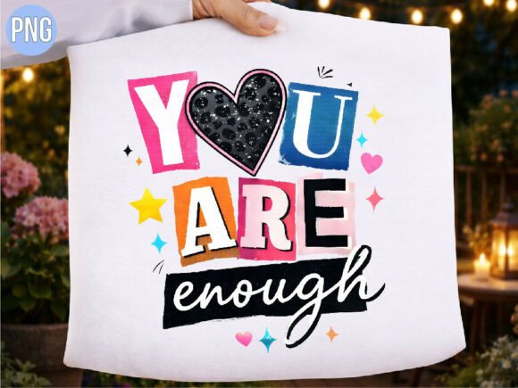 Download Retro You Are Enough Mental Health PNG - You are enough Collection