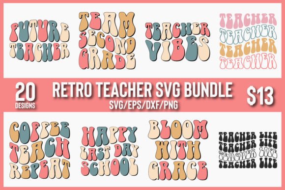Download About Retro Teacher Svg Bundle Vol 1 - Teacher Collection