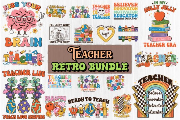 Download Retro Teacher SVG Bundle - Teacher Collection