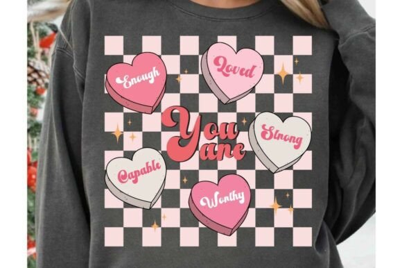 Download Retro Valentine PNG, You Are Enough PNG - You are enough Collection