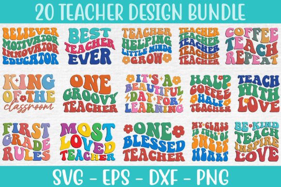 Download Retro Teacher Svg Bundle - Teacher Collection