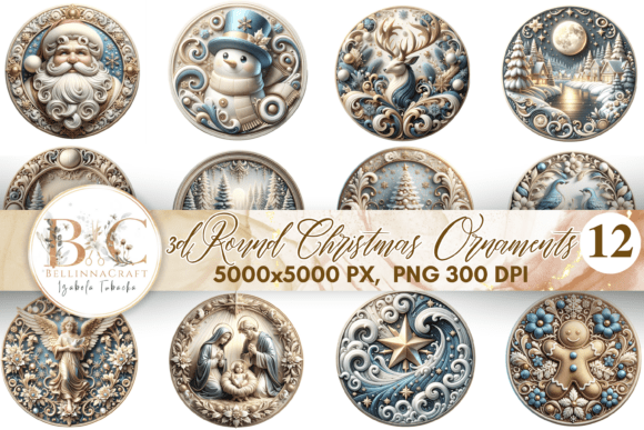 Download 3D Christmas Ornament Clipart Bundle PNG - Christmas ornament clipart Collection